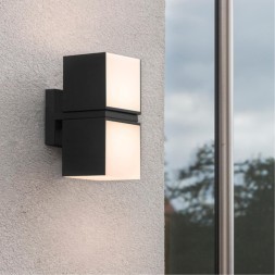 Уличный настенный светильник Arte lamp BELGRADE A5193AL-2BK